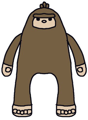 EmmyNawjoopinga's tweet photo. If anybody wants to sponsor a crochet Bigfoot for the hollar contest, it’s going to be 2 feet tall and is $100 by a local Diabled Native artist. https://t.co/7HwkVWM1Mx