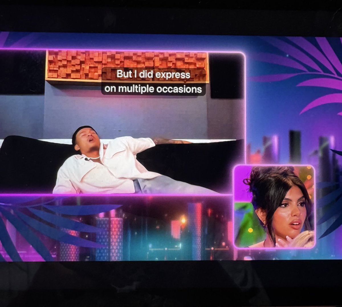 The only time I agreed with veneers #loveislandreunion #loveislandusa