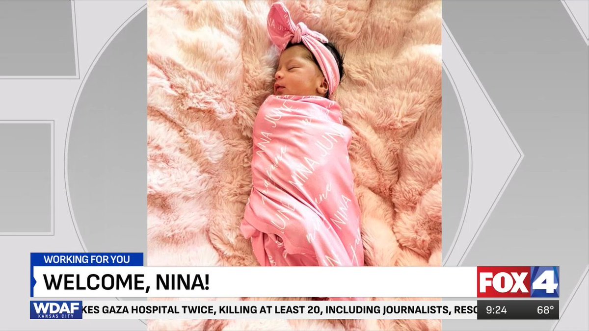 Congratulations to FOX 4's <a href="/brealovetv/">Brea Love</a> on the arrival of baby Nina!