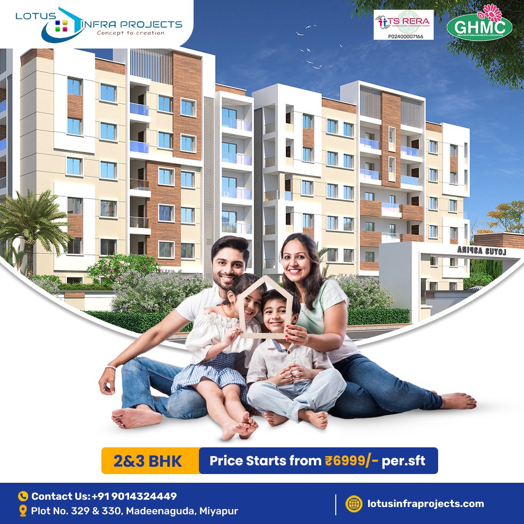 InfraLotus's tweet photo. https://t.co/pOWG668Lqq
🏡✨ Your dream home awaits at Lotus Infra Projects!
Discover spacious 2 &amp;amp; 3 BHK flats designed for comfort, elegance, and modern living. 🌿

✅ https://t.co/oElsUdzy0A