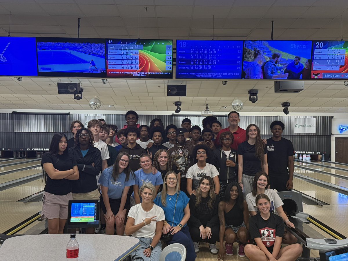 Thank you to Cypress Lanes for hosting the St. Martin Boys Basketball Team &amp; St. Martin HS Girls Flag Football Team tonight for a little bowling fun!!! We laughed, we had some pizza, and we bowled more gutter balls than strikes…lol Overall it was a great night!!!