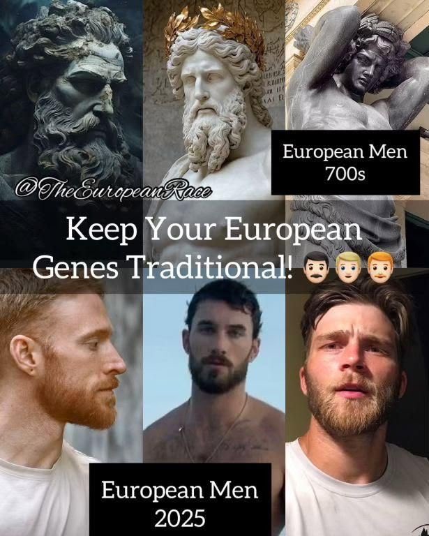 Keep Your European Genes Traditionally European! 😍😘🥰💪🏻👏🏻🙏🏻🤝🏻 #WeAreOfTheHighestOrder #EuropeanGenes