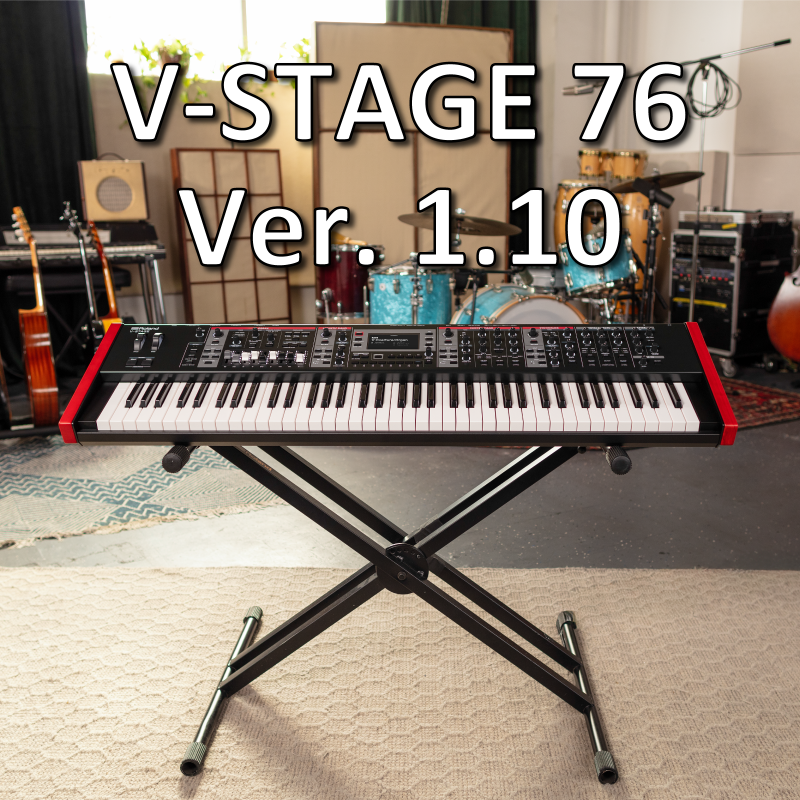 MyRoland's tweet photo. 【V-STAGE Ver. 1.10 アップデート】
ステージ・キーボード #VSTAGE がさらに進化!
📌クラシックなボコーダー機能
📌マイク専用の MFX / リバーブ
を追加し、ボーカル・サウンドをより豊かに表現できるようになりました🎶
アップデートの詳細は画像リンクから✅