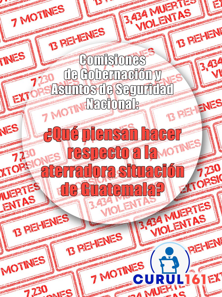#Violencia #Congreso #Motines lMientras proliferan los hechos violentos, desde motines a extorsiones, los diputados de Gobernación y Seguridad Nacional negocian temas como el presupuesto y cuotas de poder.