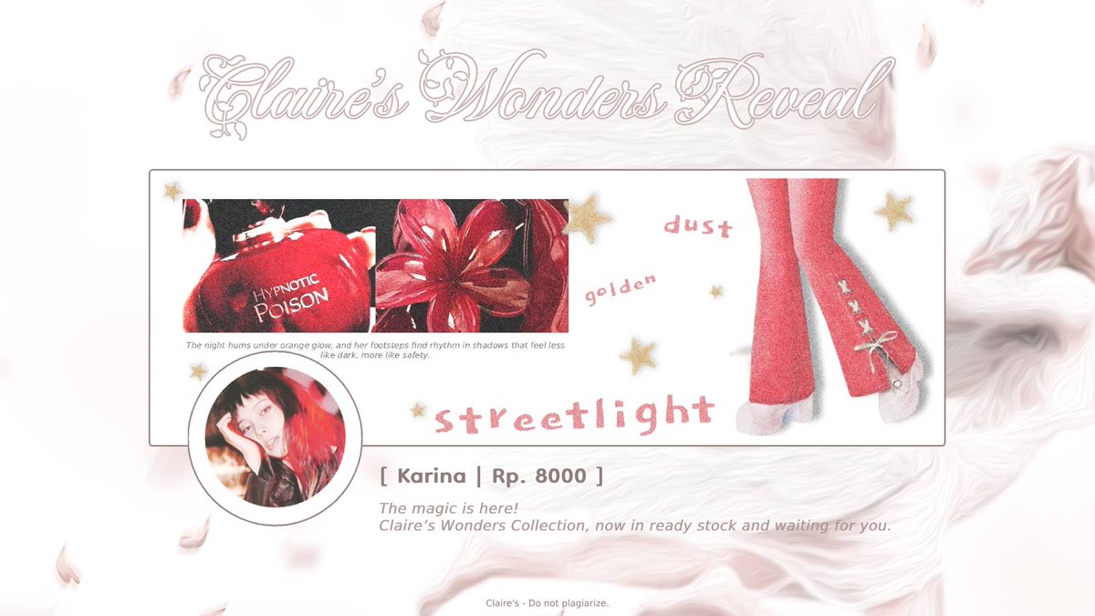 Claaie's tweet image. help  repost  !!  ♡ 
aku  ada  layout  ready  stock  ningning  dan  karina.  silahkan  dm  kalau  berminat  . .  #zonauang