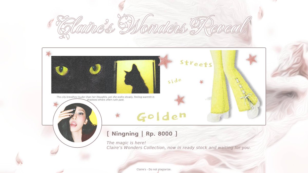 Claaie's tweet image. help  repost  !!  ♡ 
aku  ada  layout  ready  stock  ningning  dan  karina.  silahkan  dm  kalau  berminat  . .  #zonauang