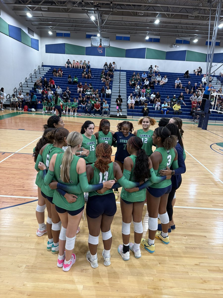HCPS_SumnerHS's tweet photo. First home game of the season! Student section and student athletes showing that Stingray Pride! https://t.co/07G2sEqv6I
