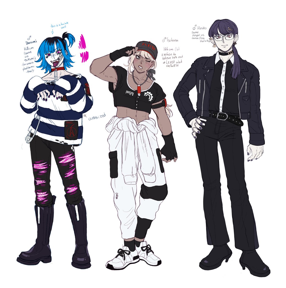 This is part one of the genderswap designs lol idk how many parts i will do but we will see