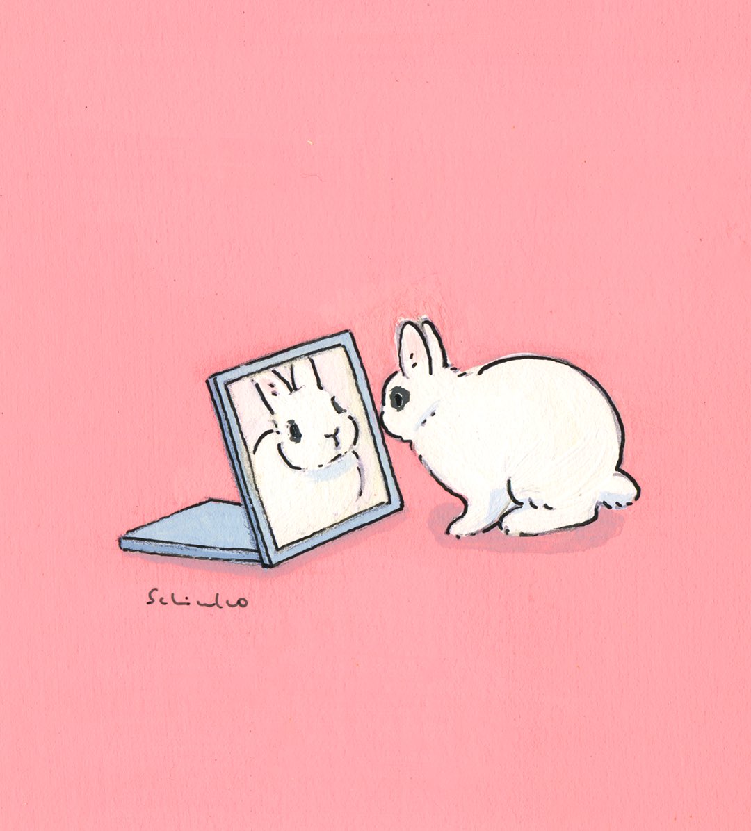 今日もばっちり🪞