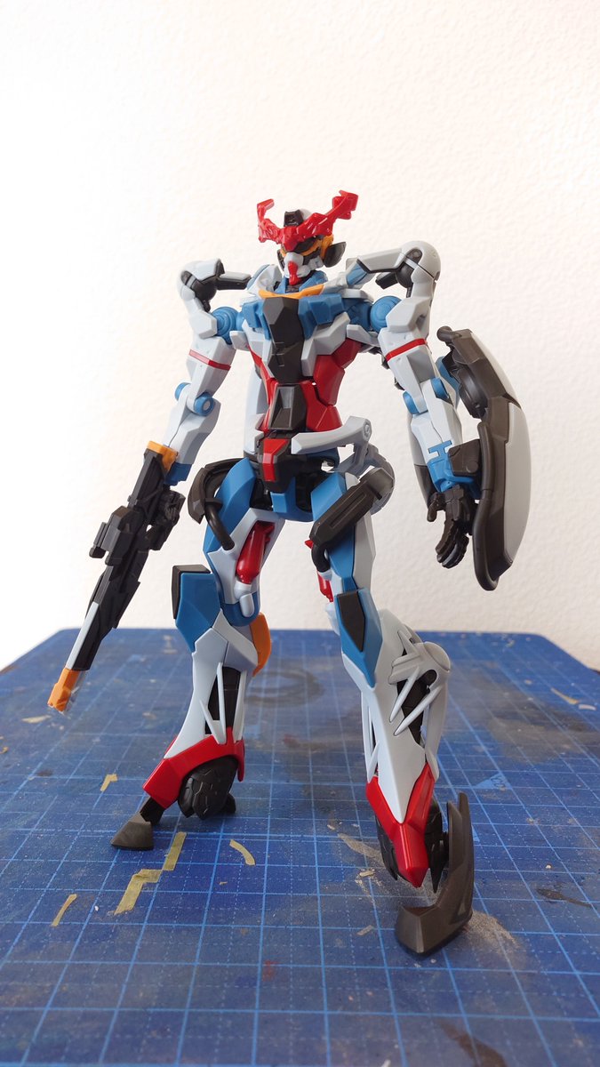 HG 1/144 GQuuuuuux 組み立て済み（素組み）（未塗装） HG 1/144 GQuuuuuuX(ジークアクス)の素組みのご紹介！ - 先人に