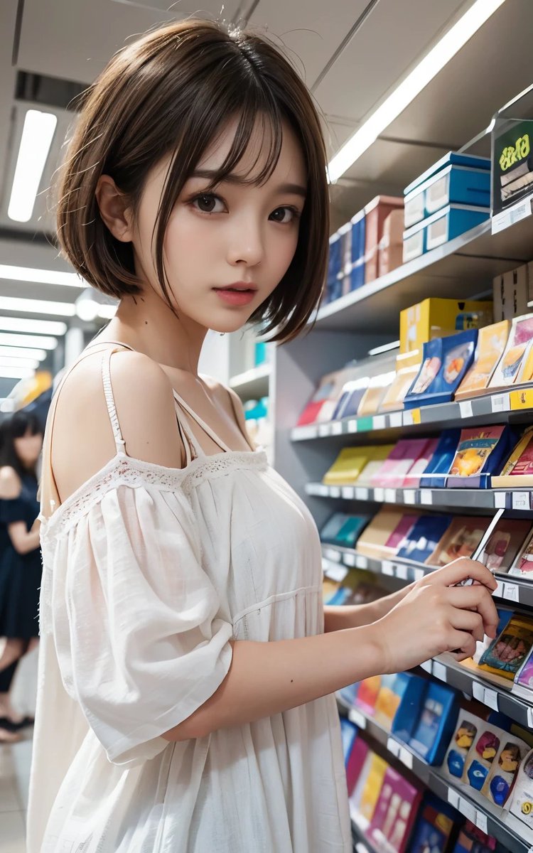 迷っちゃうな～💦
もう少し待ってて🥰

#AI女子大生
#ショッピング
#優柔不断