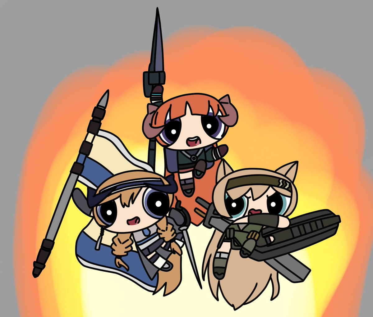 パワーパフヴィクトリアズ
 #アークナイツ
 #パワーパフガールズ