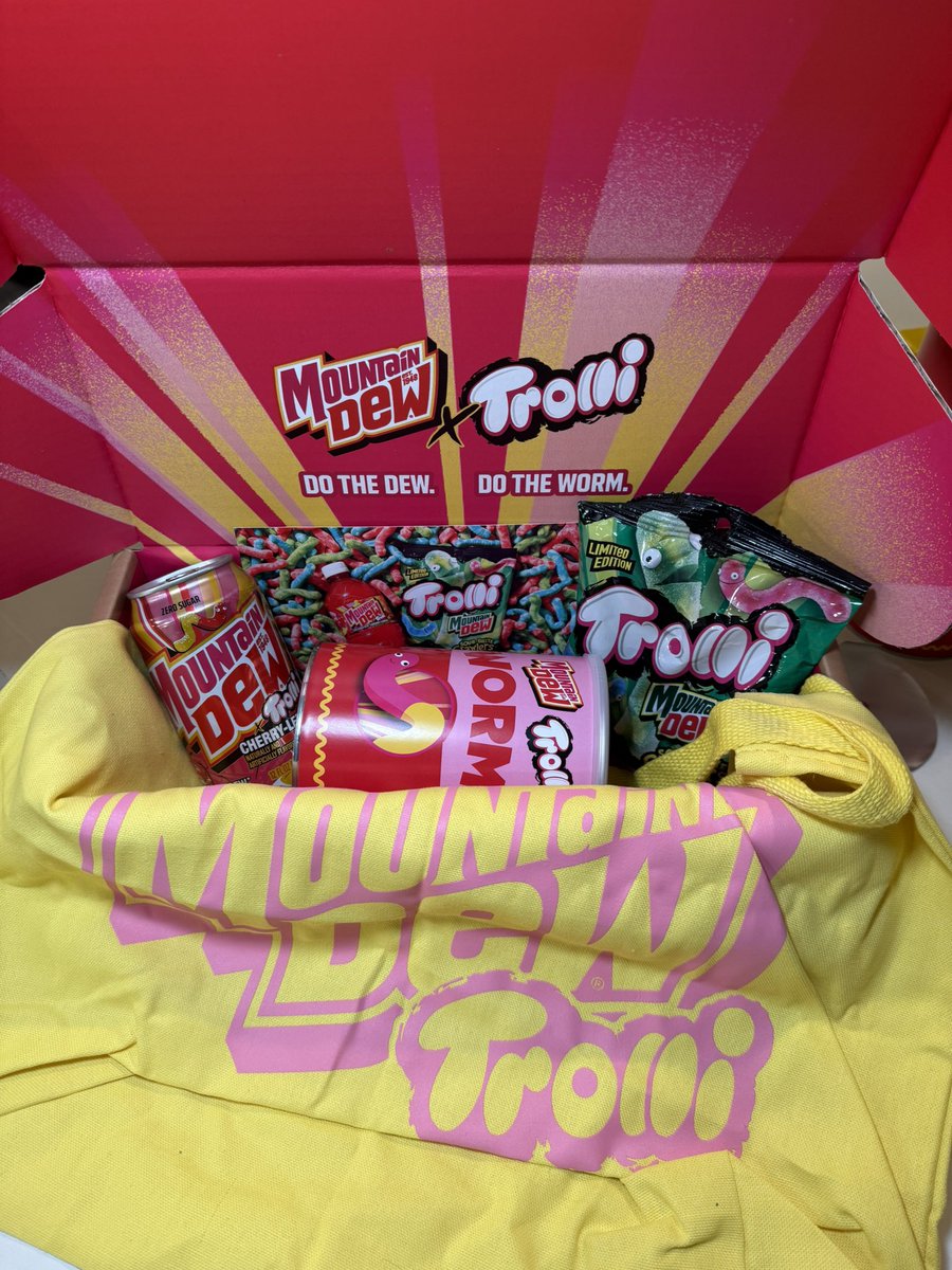 I was sent the Mountain Dew X Trolli collab early 👀 

Spoiler alert: it’s really good