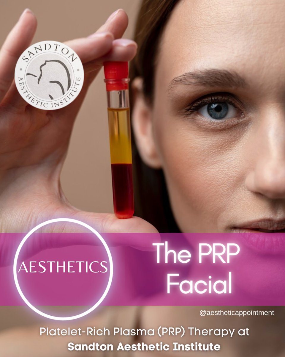 The PRP Facial (commonly known as the “Vampire Facial®”) combines with Dermapen 4 and a 3D healing mask at Sandton Aesthetic Institute: aestheticappointment.co.za/2025/08/prp-fa… 

#AestheticAppointment #VampireFacial #PRPtherapy #SandtonAestheticInstitute #DrAlastairClark #PRPfacialURL