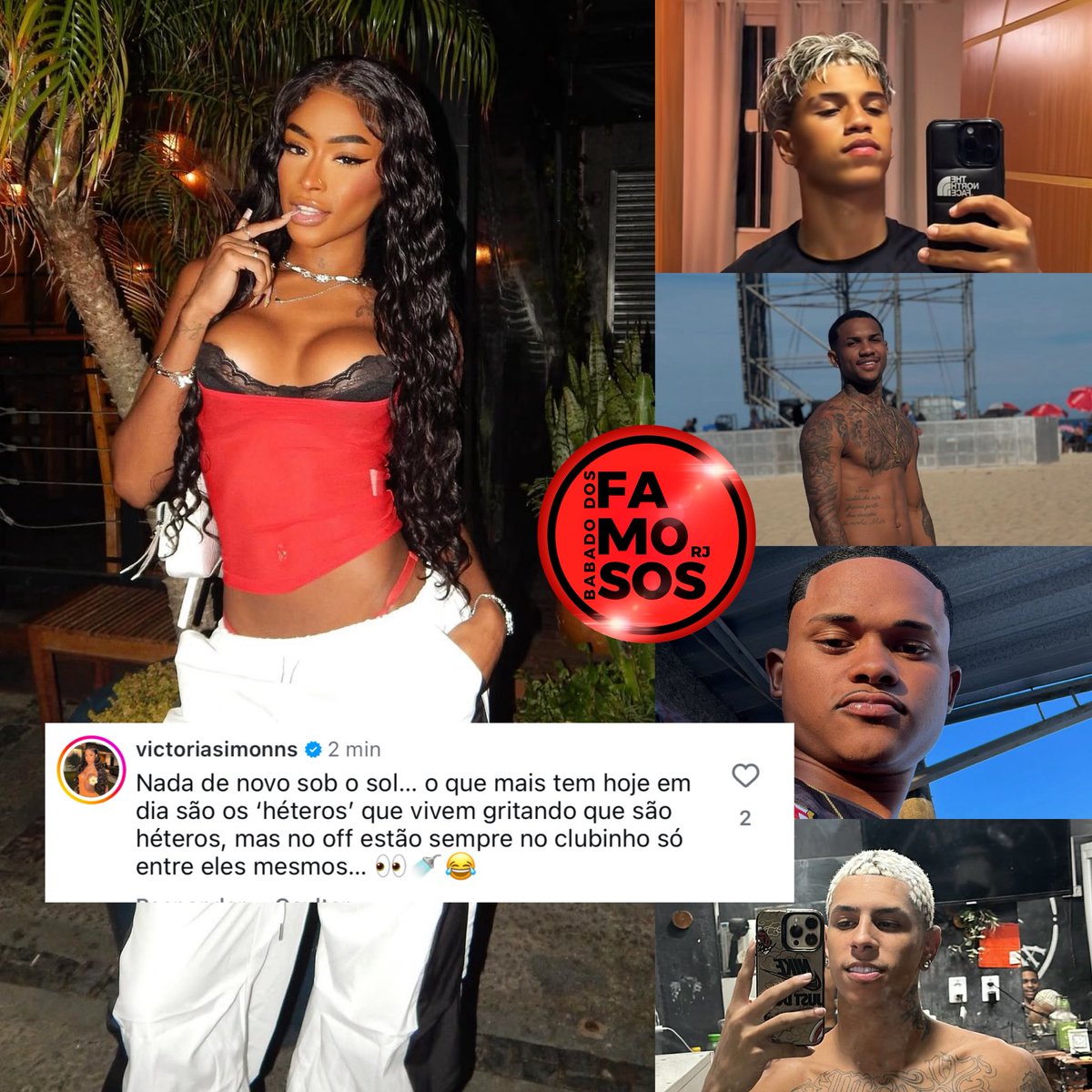 BABADO DOS FAMOSOS RJ tweet media