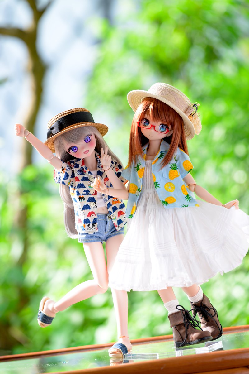 夏っ！って感じのこはるちゃんと小夏ちゃん！

#びぃ式撮影会
#じゅじゅ服