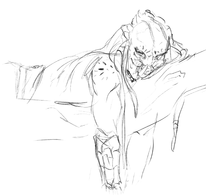 his nap got inhterrupted
#yautja #yautjaoc