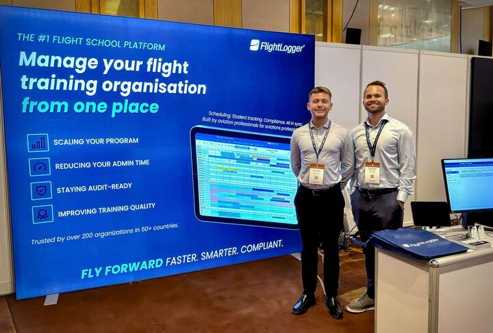 FlightLogger1's tweet image. ✈️ Live from Day 1 at Asia Pacific Aviation Training Summit - APATS!

📍 Catch Kasper, Lukas, and Michael at Marina Bay Sands
🖥️ See FlightLogger in action with a live demo
💬 Let’s talk training efficiency, compliance, and smarter scaling

#APATS2025 #FlightLogger