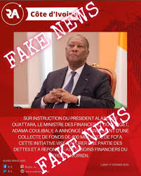 🇨🇮 La précampagne présidentielle en #CIV est déjà polluée par les fake news 📲⚠️
De faux communiqués attribués à l’ONU ou à la présidence circulent, alors que les candidats déposent leurs dossiers ce 26 août.
👉 1 à 3 ans de prison et jusqu’à 5M FCFA d’amende pour diffusion