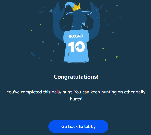 🏹 Token Hunt to najlepsza motywacja, żeby codziennie wracać po nowe skrzynki i próbować zdobyć Fan Tokeny.
Zebraliście już swoje skrzynki dzisiaj? Ile punktów macie na koncie? Trafiacie jakieś Fan Tokeny? 

#TokenHunt #Socios #Chiliz #FanTokens