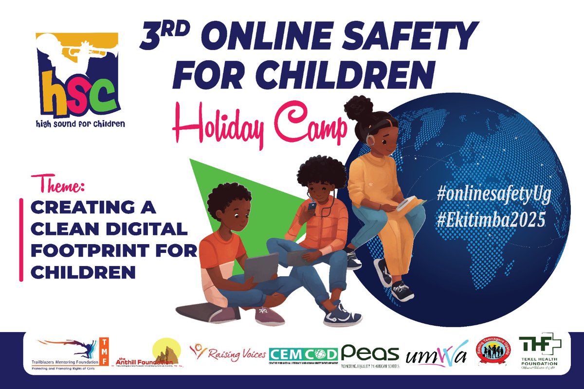 📌This holiday season, <a href="/HSCmediaUg/">HSC</a>  has got something exciting for the children dubbed as "Ekitimba Unpacked". 

The holiday camp will run under the theme: Creating a clean digital footprint for children. 

Don’t miss out! Register your child

#OnlineSafetyUg