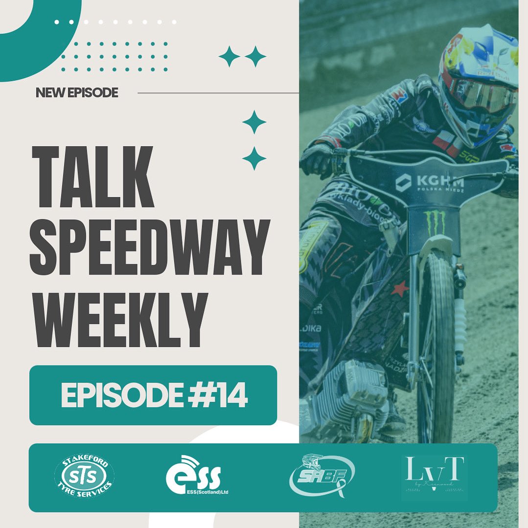 Talk Speedway (@talkspeedway) on Twitter photo ð§ð®ð¹ðž ðŠðœð²ð²ð±ðð®ð ðªð²ð²ðžð¹ð - ððœð¶ððŒð±ð² ððŒðð¿ðð²ð²ð» ðïž
ðð¶ððð²ð» ð¡ðŒð ð§
ðŠðœðŒðð¶ð³ð - open.spotify.com/show/4aMLTeALOâŠ
ððœðœð¹ð² - podcasts.apple.com/gb/podcast/talâŠ
Stakeford Tyres Ltd || ESS Scotland Ltd || LVT by Keenwood || Speedway Riders Benevolent Fund ð§ð®ð¹ðž ðŠðœð²ð²ð±ðð®ð ðªð²ð²ðžð¹ð - ððœð¶ððŒð±ð² ððŒðð¿ðð²ð²ð» ðïž
ðð¶ððð²ð» ð¡ðŒð ð§
ðŠðœðŒðð¶ð³ð - open.spotify.com/show/4aMLTeALOâŠ
ððœðœð¹ð² - podcasts.apple.com/gb/podcast/talâŠ
Stakeford Tyres Ltd || ESS Scotland Ltd || LVT by Keenwood || Speedway Riders Benevolent Fund