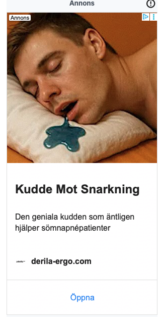 Jag kan inte stå emot riktigt bra reklam. Det blir ett köp