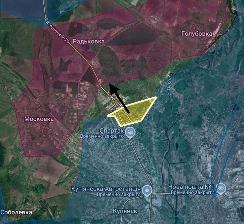 The War Action (@thewaraction) on Twitter photo 🇺🇦⚔️🇷🇺In Kupyansk, Kharkiv Oblast, Ukrainians destroyed Russian reconnaissance and sabotage groups that had infiltrated the far north of the city and advanced several kilometers.
See the latest updates with us:<a href="/TheWarAction/">The War Action</a> ✅️ 🇺🇦⚔️🇷🇺In Kupyansk, Kharkiv Oblast, Ukrainians destroyed Russian reconnaissance and sabotage groups that had infiltrated the far north of the city and advanced several kilometers.
See the latest updates with us:<a href="/TheWarAction/">The War Action</a> ✅️