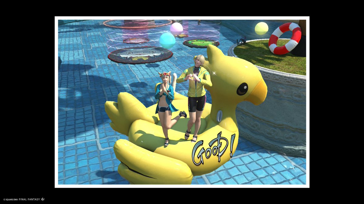 プール楽しいですね　夏の常設になってもいいのにな〜
ビニールの質感すごく良い☀️