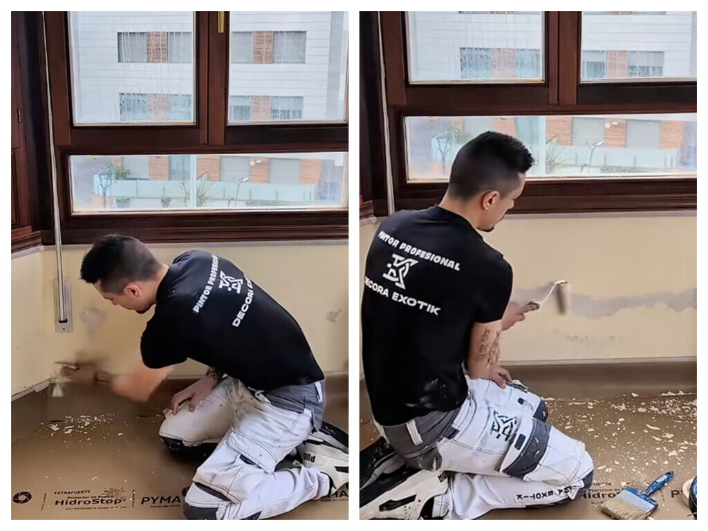 Si se te desconcha una pared, puedes arreglarla tú mismo así de fácil con estos consejos de profesional 

➡️ directoalpaladar.com/decoracion-de-…