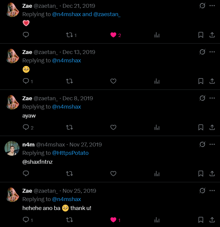 n4mshax's tweet image. Hiiii crushiicakes ko ng 2019 till now @zaetan_