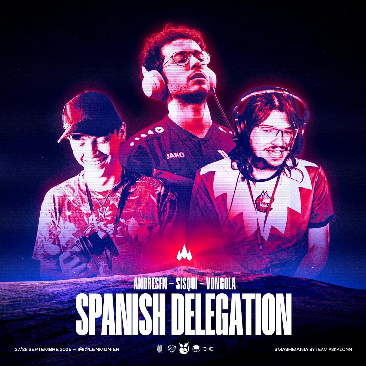 Team Askalonn (@teamaskalonn) on Twitter photo Une nouvelle délégation débarque à SMASHMANIA 2025 ! 🇪🇦
<a href="/TheSisqui/">VGY | Sisqui</a> , <a href="/AndresFnSsb/">AndresFn</a> et <a href="/VongolaPrimoKHR/">SKG | Vongola #Golden</a> seront présents ! 🔥
-
And another one 🔥
Sisqui, AndresFn and Vongola will compete at SMASHMANIA 2025, representing a stacked Spanish delegation! 🇪🇸 Une nouvelle délégation débarque à SMASHMANIA 2025 ! 🇪🇦
<a href="/TheSisqui/">VGY | Sisqui</a> , <a href="/AndresFnSsb/">AndresFn</a> et <a href="/VongolaPrimoKHR/">SKG | Vongola #Golden</a> seront présents ! 🔥
-
And another one 🔥
Sisqui, AndresFn and Vongola will compete at SMASHMANIA 2025, representing a stacked Spanish delegation! 🇪🇸