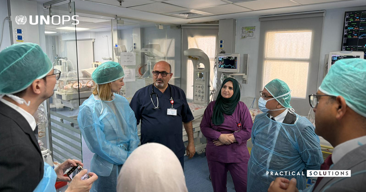 Hospitals in East Jerusalem are under strain due to conflict &amp; lasting effects of #COVID19.

To help, <a href="/UNOPS_Palestine/">UNOPS Palestine (State of)</a> has partnered w/ <a href="/JapanGov/">The Gov't of Japan</a> to boost the capacity of the Red Crescent Society Hospital &amp; safeguard the continuity of essential services: bit.ly/465AFwS