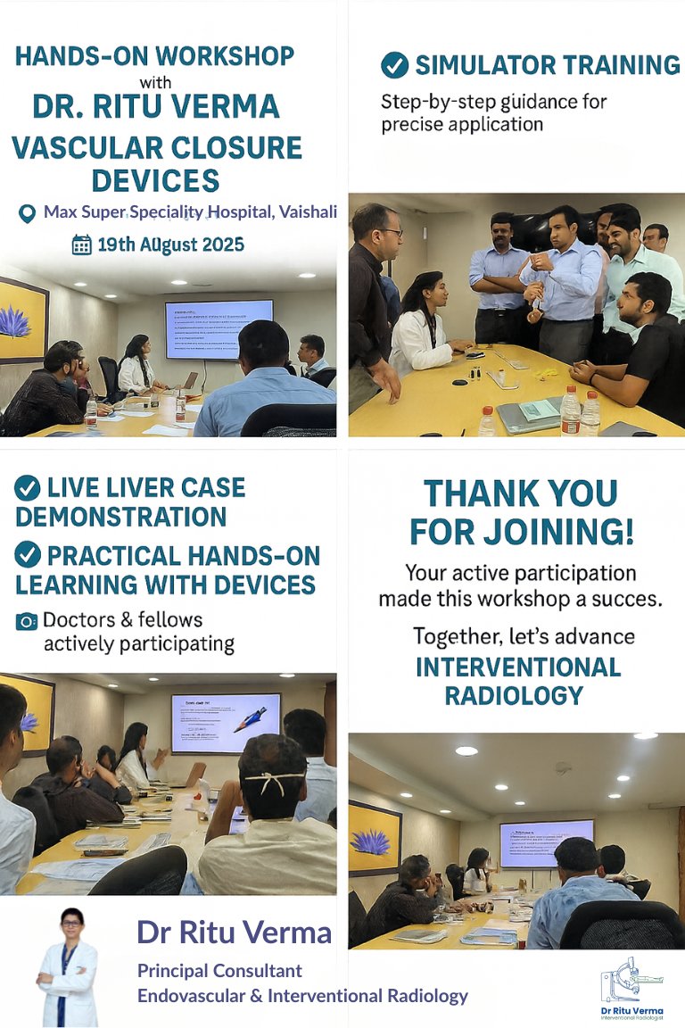 dr_rituverma's tweet photo. Thank You for Making It a Success!
Hands-On Learning with @dr_rituverma   – Vascular Closure Devices was an incredible experience filled with knowledge, teamwork, and skill-building.
#InterventionalRadiology #HandsOnWorkshop #VascularClosure #MedicalEducation #DrRituVerma https://t.co/s3ytIe15hw