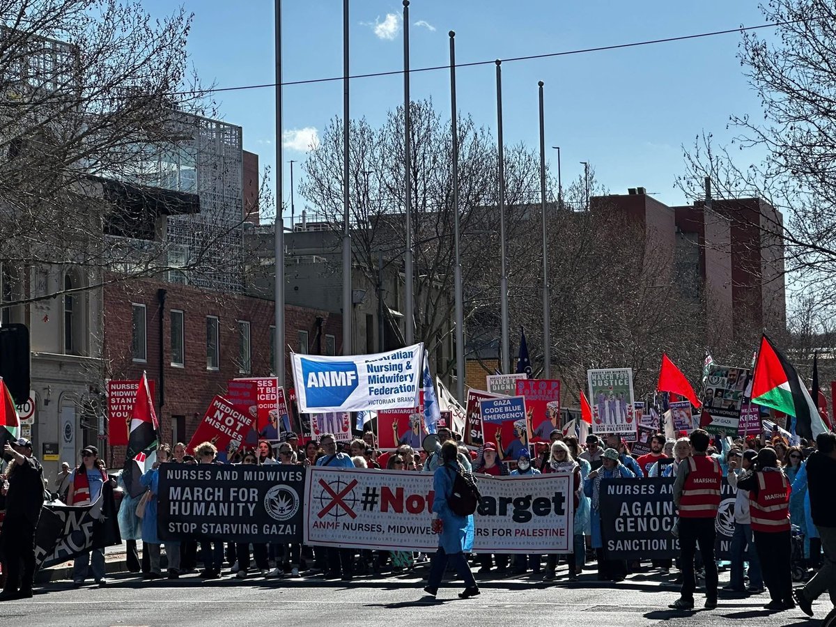 On Sunday history was made. Likely the largest demonstrations since the Iraq War.

But the struggle can’t stop here. Workers make society run—&amp; we have the power to shut it down.

Read our full analysis of Australia's complicity &amp; how we can fight back at: ancomfed.org/2025/07/austra…