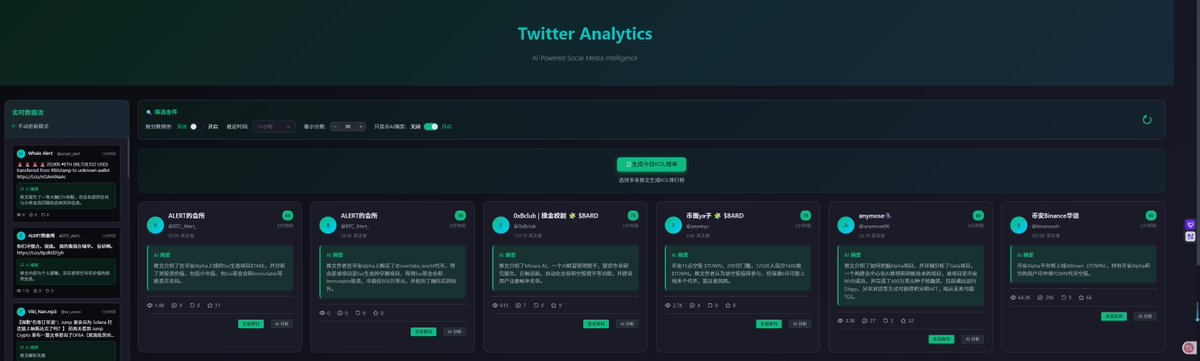 app-ai.illidan.pro
illidan-agent beta版算是完成了
初步实现让 #AI 智能刷推，#Discord，记忆每天浏览的信息并回答你的问题
希望找一些小伙伴内测，提供灵感，加入更多有意思的feature
如果有小伙伴感兴趣，请关注私聊我获取邀请码，也可以直接进tg交流 t.me/+0LC2RFabVZ81M…
#BTC #ETH