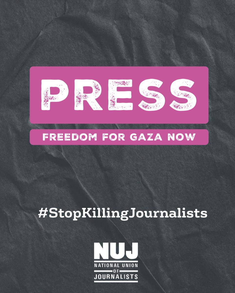 .<a href="/NUJBelfast/">NUJ Belfast & District Branch</a> #Gaza vigil in  #Belfast this evening. Writers Square 6.15pm.

<a href="/NUJofficial/">NUJ</a> 
<a href="/BDTUC/">BelfastTradesCouncil</a>