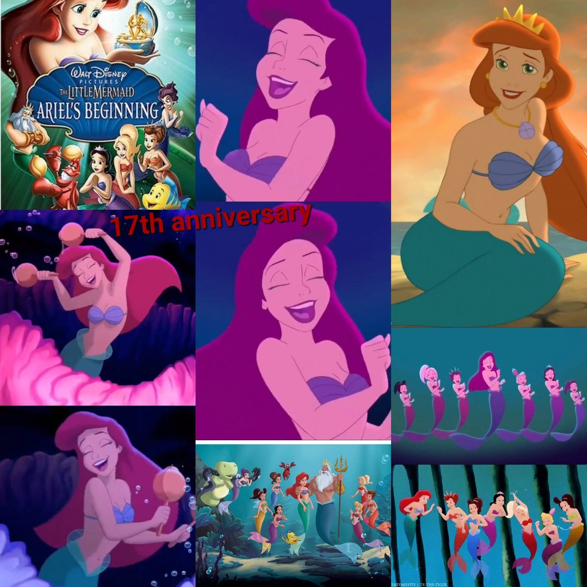 ArenStenslie's tweet photo. Today, it even marks the #17thanniversary of #WaltDisneyPictures's "#TheLittleMermaidArielsBeginning".
#Disney @Disney #TheLittleMermaid #Ariel #Flounder #Sebastian #KingTriton #QueenAthena #Adella #Andrina #Attina #Alana #Aquata #Arista #MarinaDelRey #Benjamin @ClevelandJr https://t.co/swJQ1OlGuJ