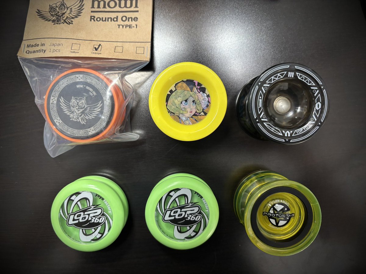 ネストさん店頭での戦利品ヨーヨー✌️🪀 ラウンドワン/#mowl