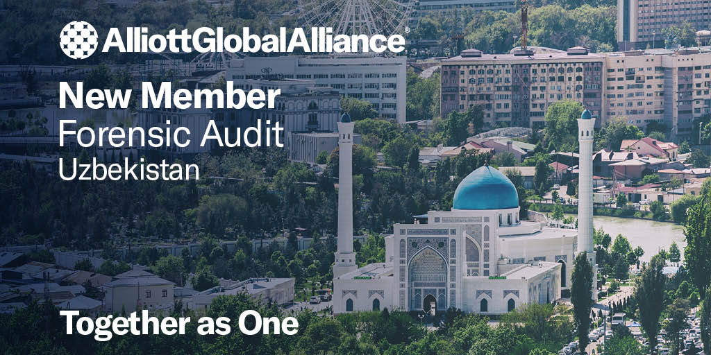 <a href="/AlliottGlobal/">Alliott Global Alliance</a> has welcomed Forensic Audit in Uzbekistan as its audit, tax and accounting representative in the country marking another step forward in AGA's expansion across Central Asia. 🇺🇿lnkd.in/em3DXfXU
#accounting #Uzbekistan #audit #tax #TogetherasOne