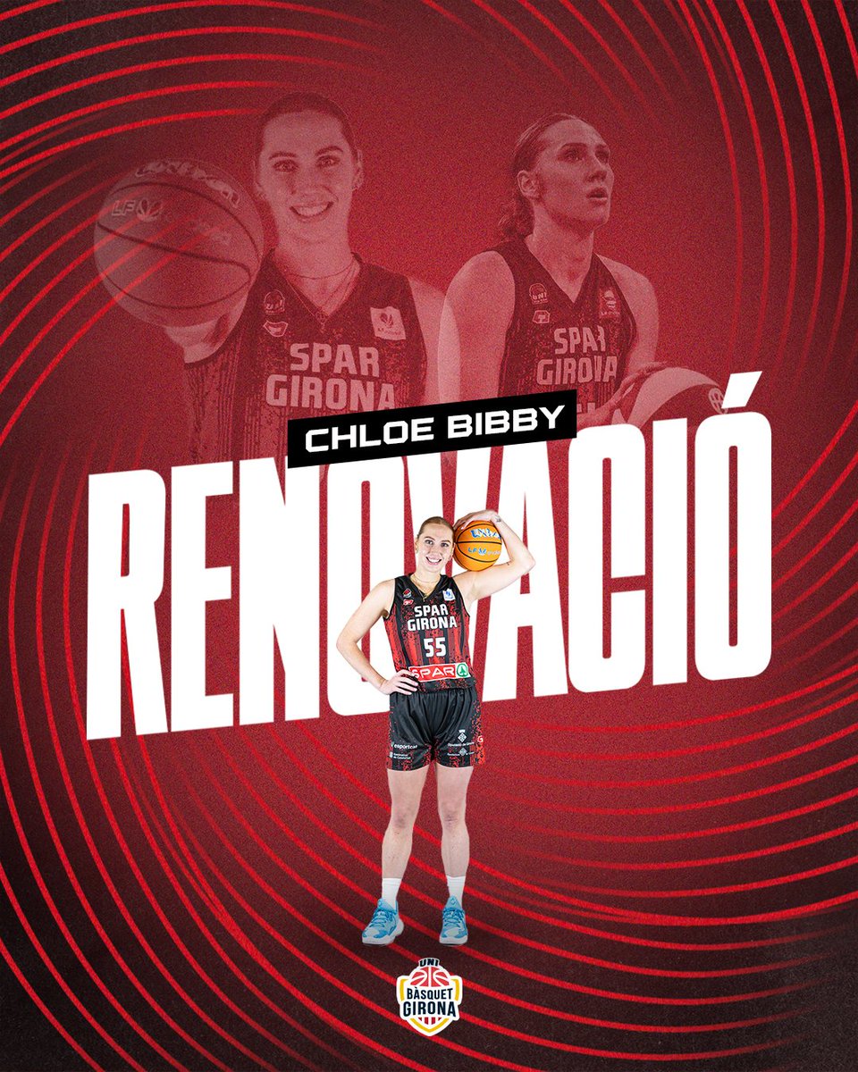 ✍️🏼 Spar Girona announced that they have re-signed Chloe Bibby.