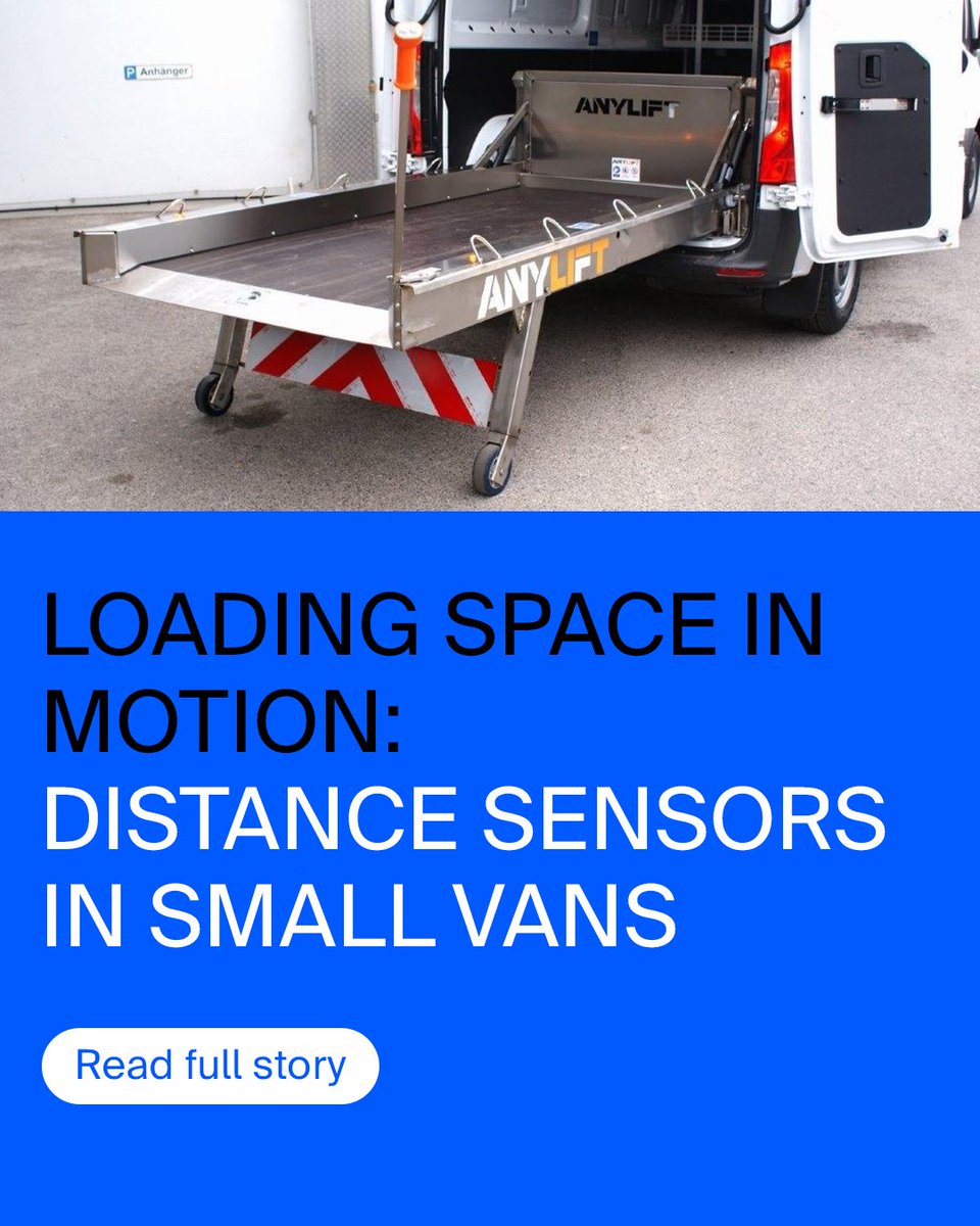 SickSpain's tweet image. Las plataformas elevadoras tienen límites. ANYLIFT GmbH los supera con una solución que baja toda el área de carga del vehículo al suelo, sin plataforma. Ideal para cargas voluminosas. 
Descubre el rol de los sensores láser: okt.to/RlaDjL 

#SICKSensorIntellingence