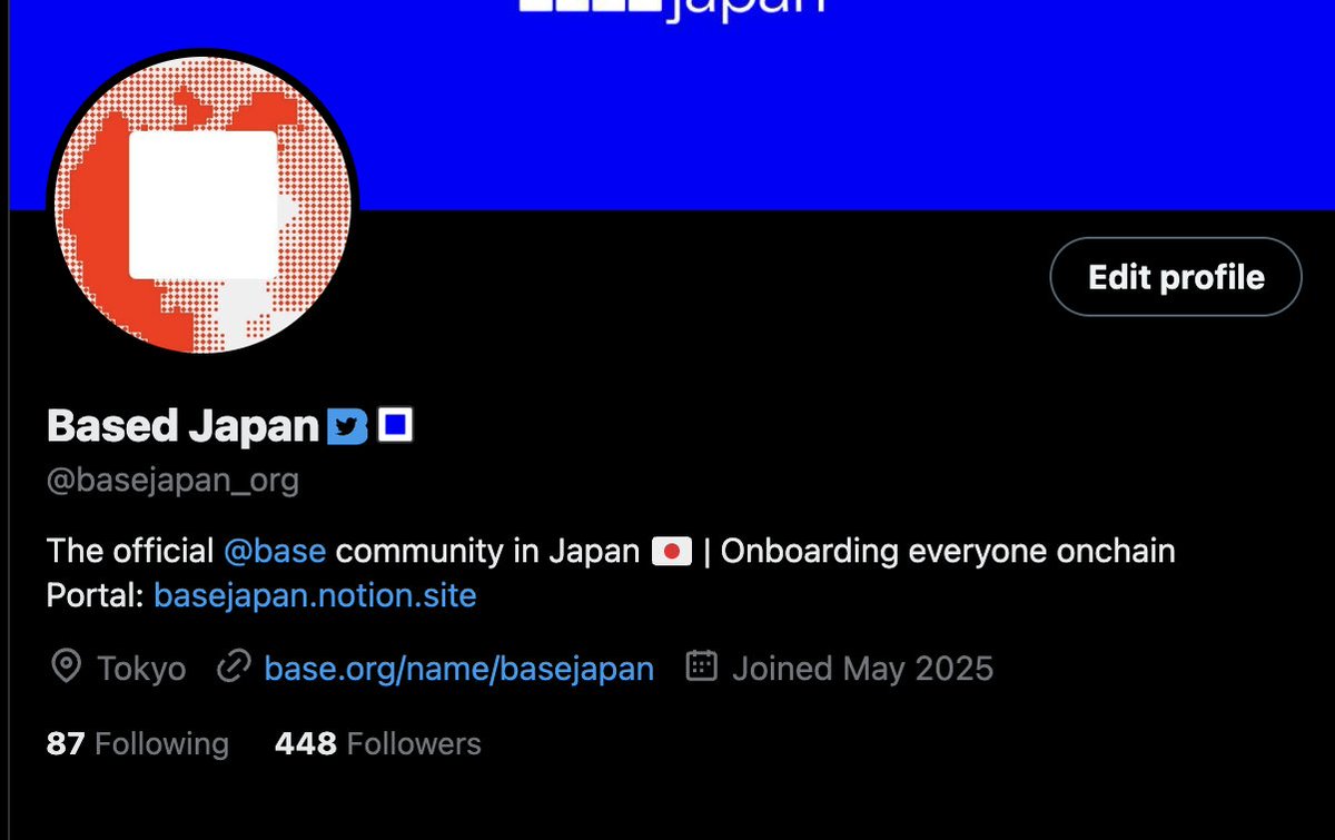 Based Japan (@basejapan_org) on Twitter photo 【お知らせ】
Base JapanがBase公式コミュニティになりました!
いつも温かくサポートしてくださるコントリビューター、サポーターの皆様のおかげです。本当にありがとうございます。 【お知らせ】
Base JapanがBase公式コミュニティになりました!
いつも温かくサポートしてくださるコントリビューター、サポーターの皆様のおかげです。本当にありがとうございます。
