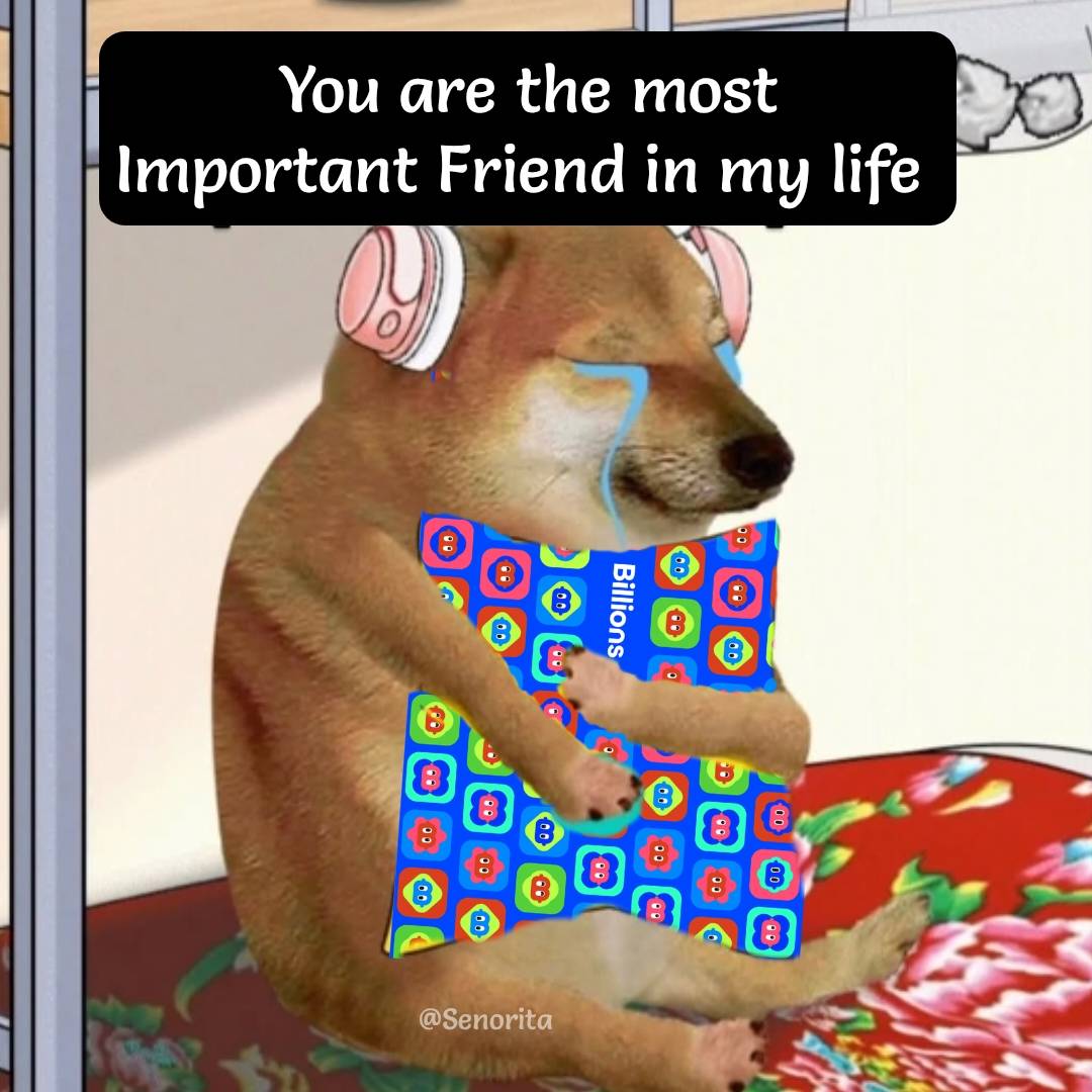 You are the most important friend in my life♥️ 

<a href="/billions_ntwk/">Billions</a>! A global human &amp; AI network built on mobile-first verification, ensuring trust &amp; privacy. 

With 1.6M+ users, it’s shaping the future of digital identity. 

Join the revolution! #BillionsNetwork #AI

gBillions