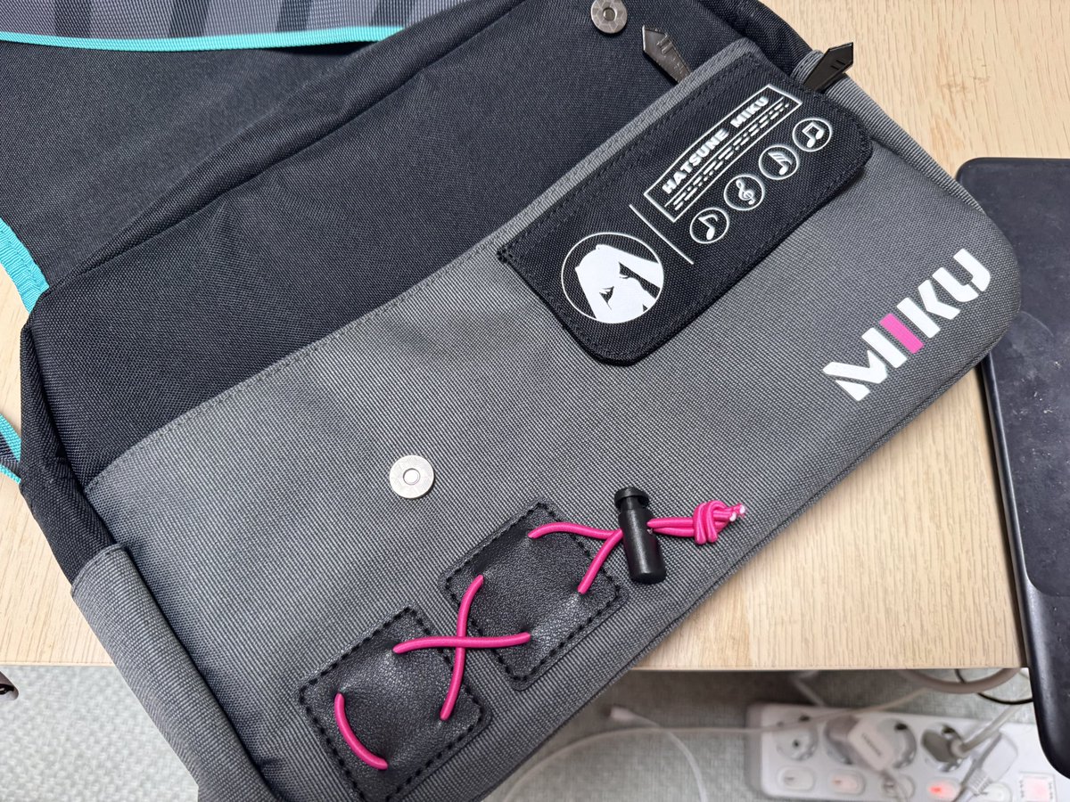 알리에서 산 미쿠 가방 왔는데 생각보다 퀄도 엄청 좋고 이쁜데??? 최고다 이거