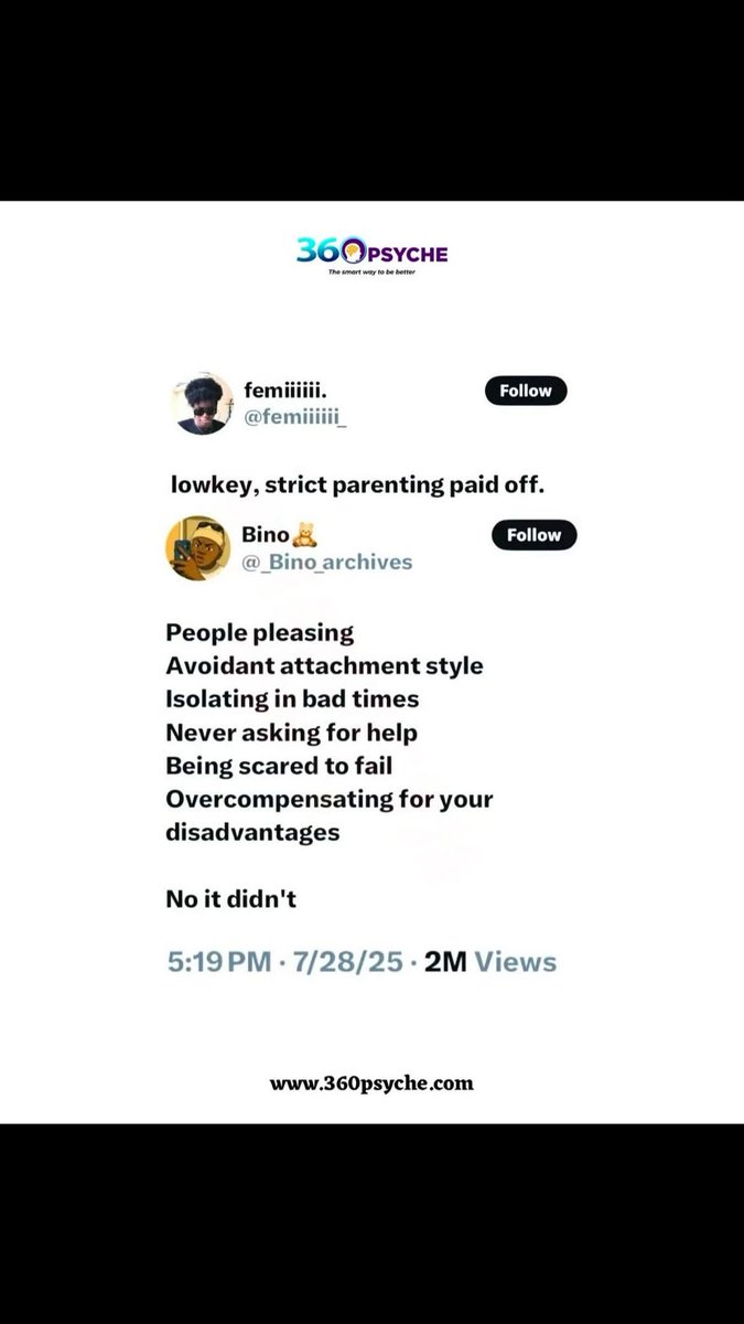 Drop a 'YES' if you'd like us to share a FREE guide for conscious Nigerian parenting 👇

Strict parenting in Naija be like — discipline or emotional damage? You must obey me... or I’ll ruin your life!” 😳

Fear ≠ respect.

 Let’s talk 👀👇