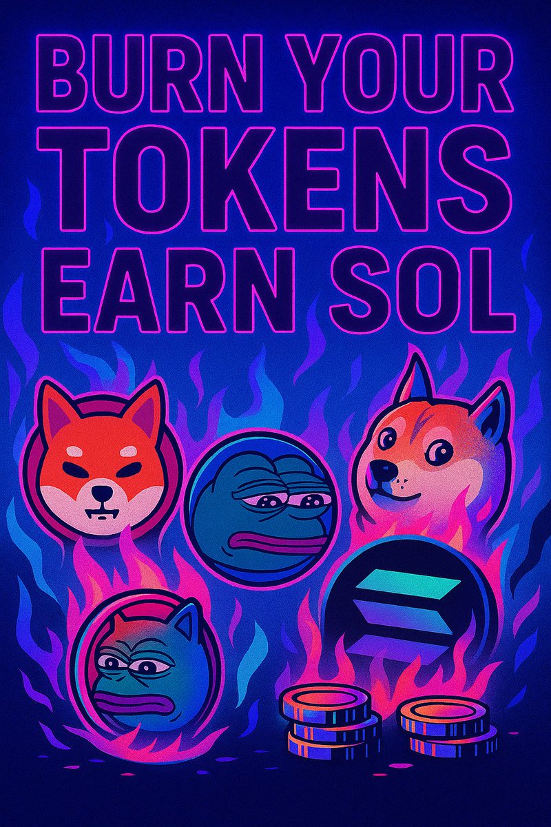 incinerator_sol's tweet image. 🔥 BURN TO EARN 🔥
Got dead tokens? Turn them into SOL.

Your wallet’s full of ghosts — old meme coins, rugged projects, forgotten hype.  
Now they’re worth something again.

🔥 Burn your unused tokens  
💰 Earn fresh SOL in return  
🚀 Powered by Incinerator.app — where…