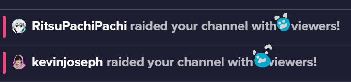 thanks for stream tonight guys!! Always super fun to catch up with everyone WOOF WOOF WOOF 

huge thank you to <a href="/butkevinthoo/">KevinJoseph</a> <a href="/RitsuPachiPachi/">Ritsu PachiPachi</a> for the raids tonight guys!! Y'alls always the sweetest <3 appreciate y'all sm!!!