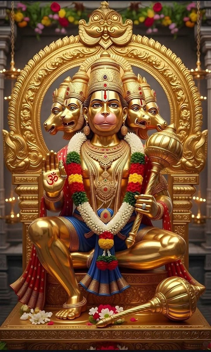 ॐ आञ्जनेयाय विद्महे वायुपुत्राय धीमहि। तन्नो हनुमत् प्रचोदयात्॥

जय बजरंग बली🙏
#GodMorningTuesday
