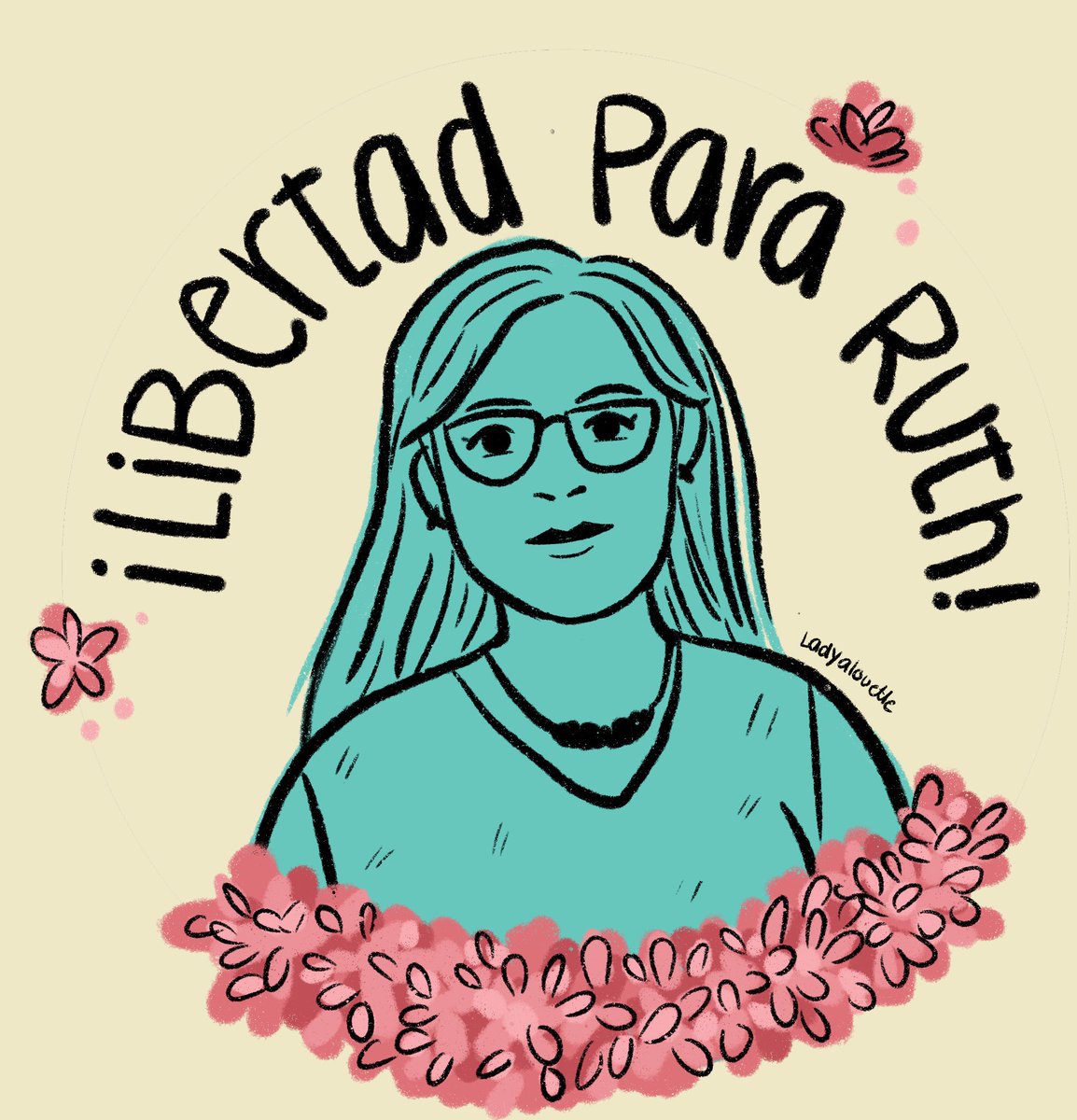 LadyAlouette's tweet photo. Un poco tarde pero todo mi apoyo a Ruth. #LibertadParaRuth https://t.co/ZEmhoI4gPW